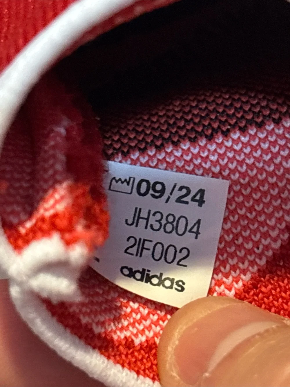 adidas Predator GL Pro FS Fingersave Goalkeeper Gloves Red JH3804 Men Size 7 NWT